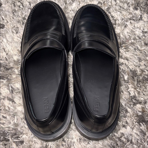 FENDI Frame Leather Loafer Size 12 - Picture 16 of 16